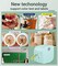 Label Makers Machine with Tape P12, Mini Sticker Maker with Font for Home Office Organization, Portable Bluetooth Label Printer Support Color Printing, with Labels